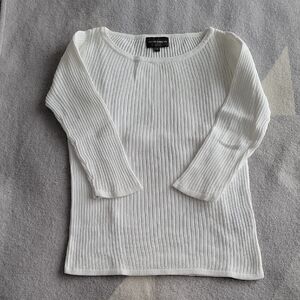 Jacob Annexe White Ribbed Sweater